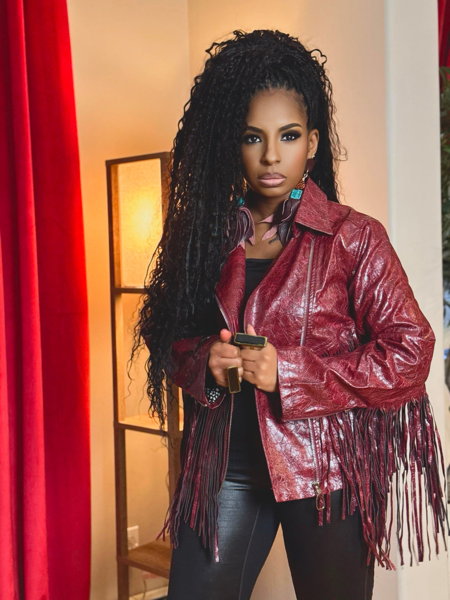 Boss Babe Fringe Jacket